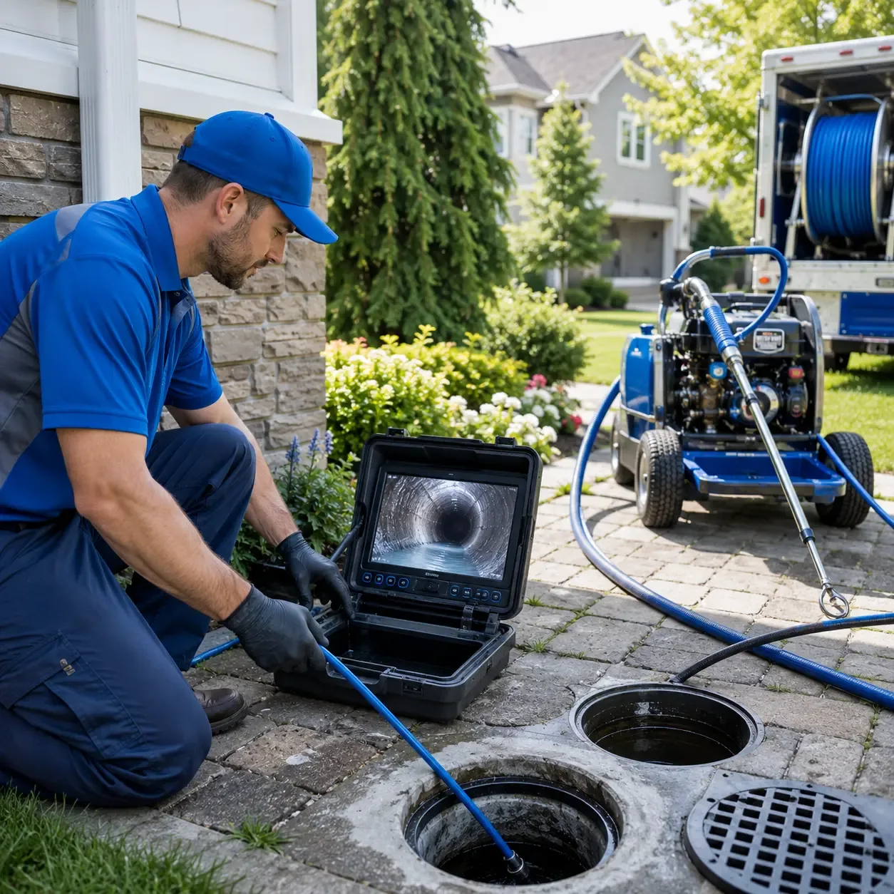 Outdoor drain cleaning professionals serving Peyton, CO